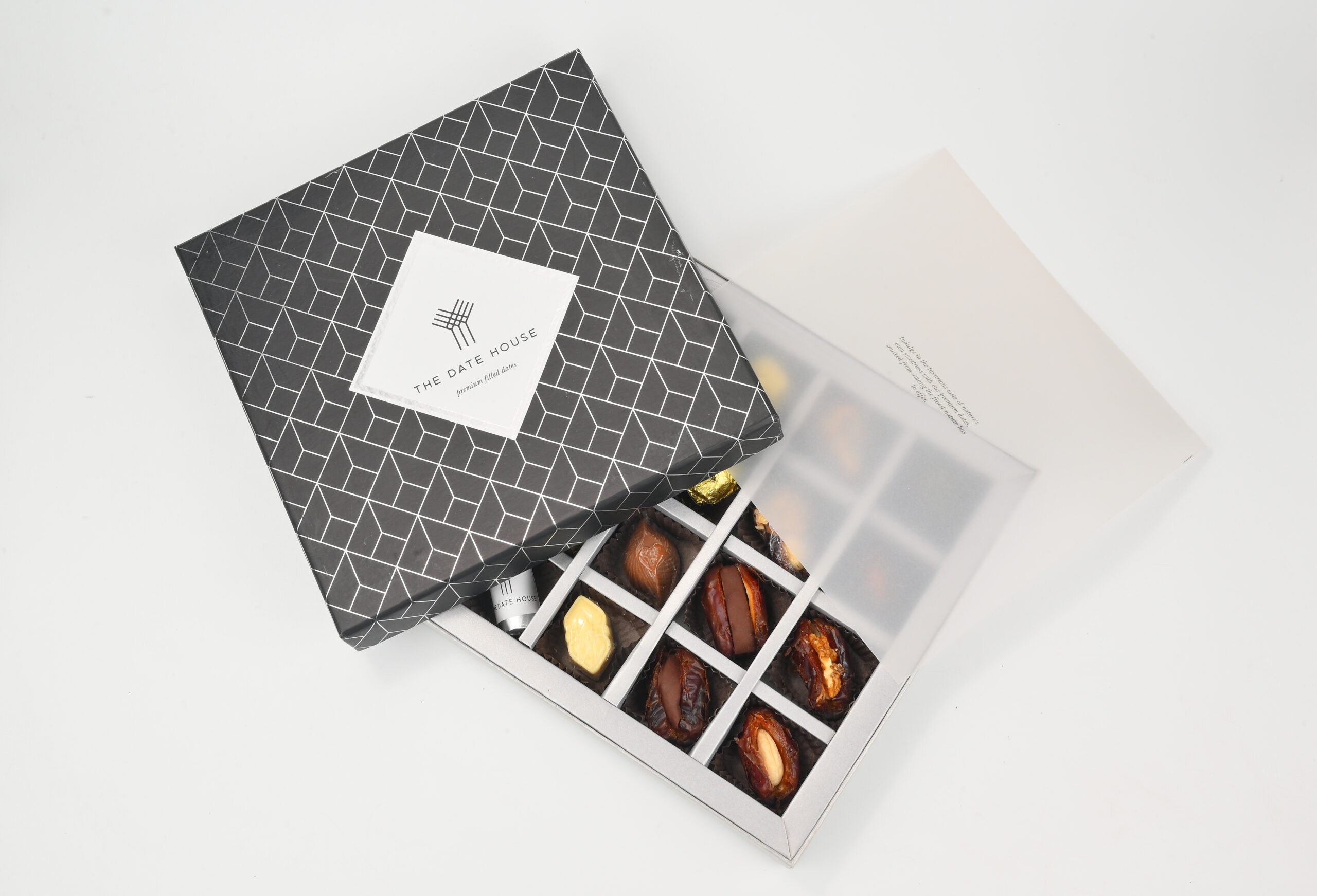 Rakhi Hamper Classic Beige Gift Box Assorted dates & Chocolates – The  DateHouse